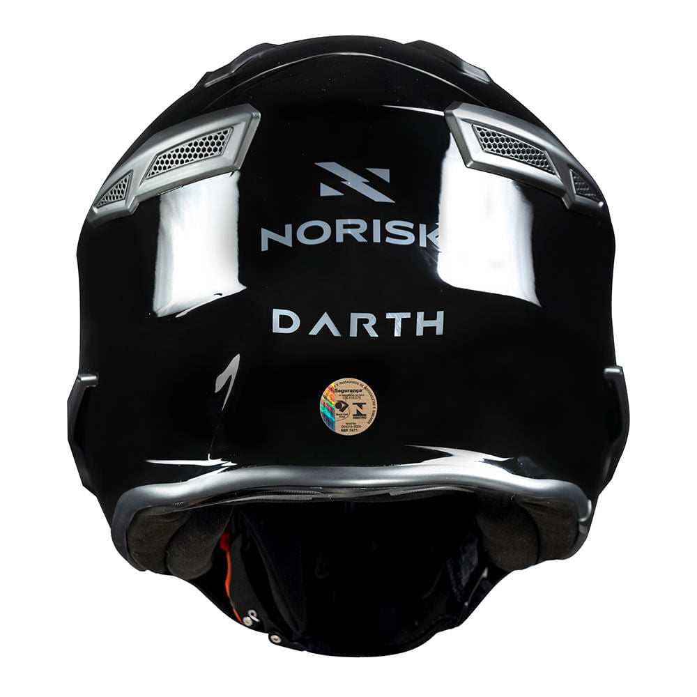 CAPACETE NORISK DARTH MONOCOLOR PRETO