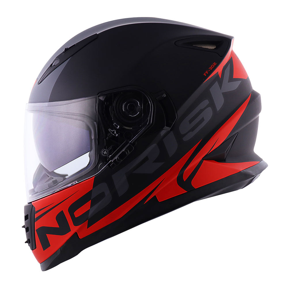 CAPACETE NORISK SOUL MANTY PRETO