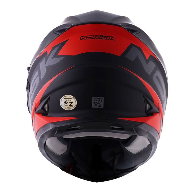 CAPACETE NORISK SOUL MANTY PRETO