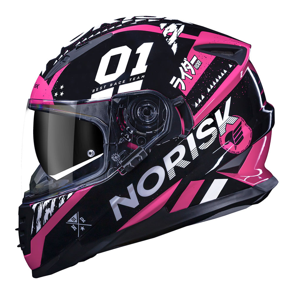 CAPACETE NORISK SOUL TOKYO ROSA
