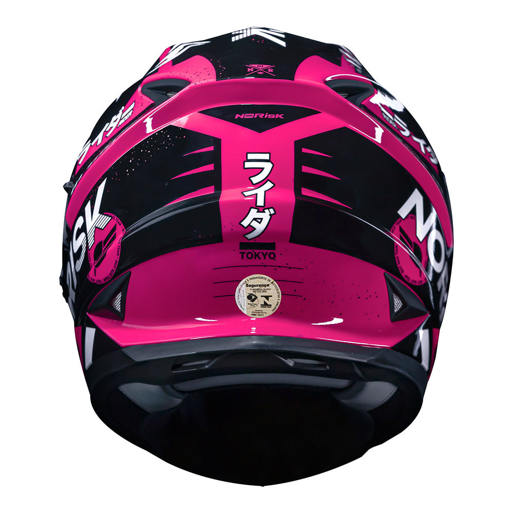CAPACETE NORISK SOUL TOKYO ROSA