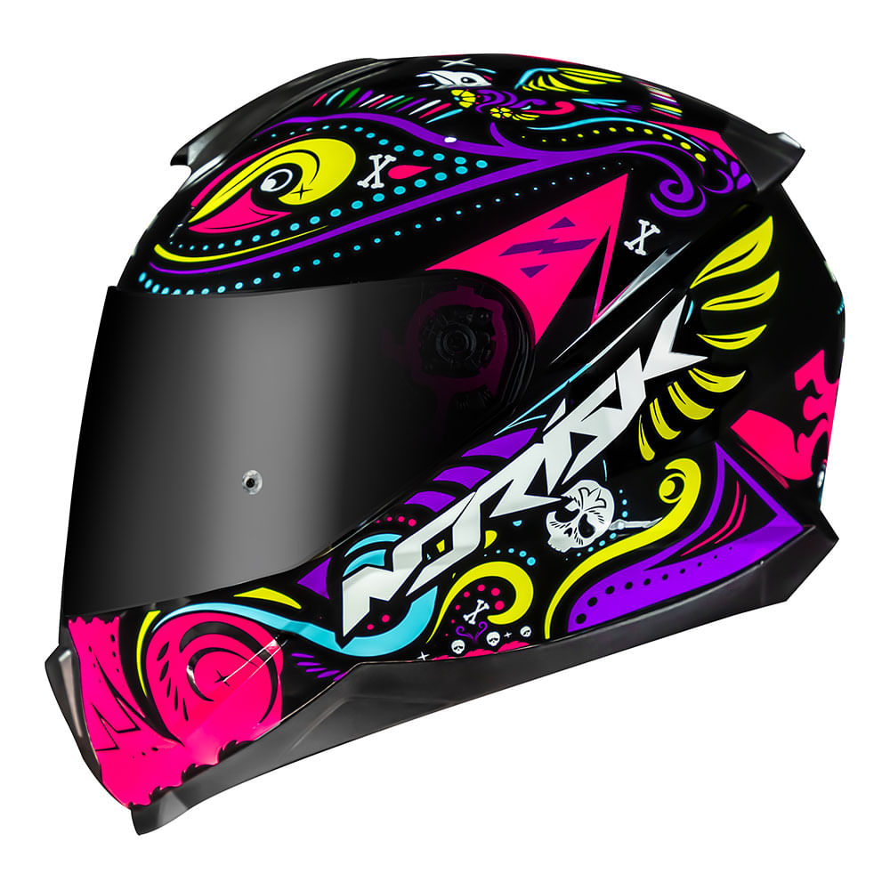 CAPACETE NORISK RAZOR CIRCUS ROSA