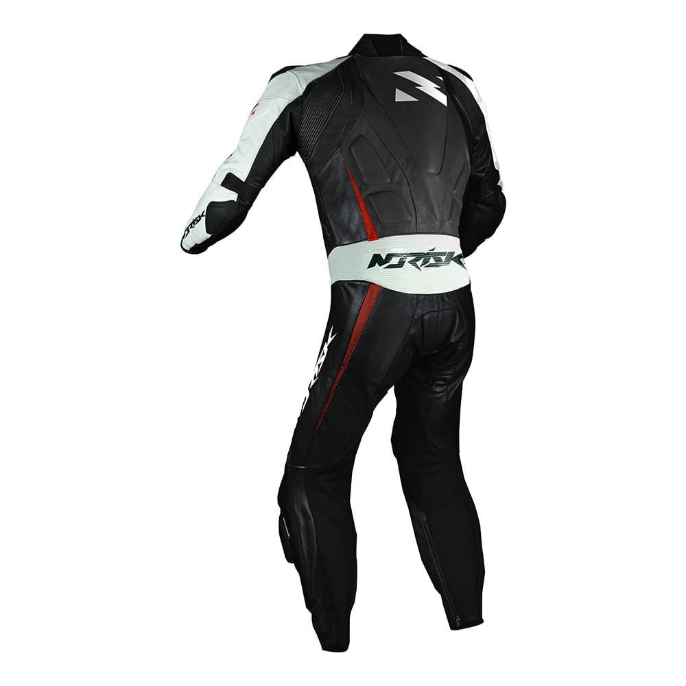 MACACÃO NORISK SS CINZA/PRETO/VERMELHO