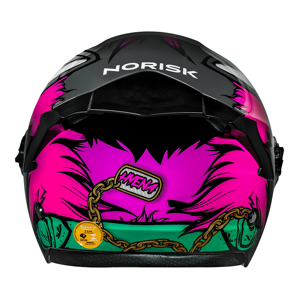 CAPACETE NORISK NEO HYENA ROSA