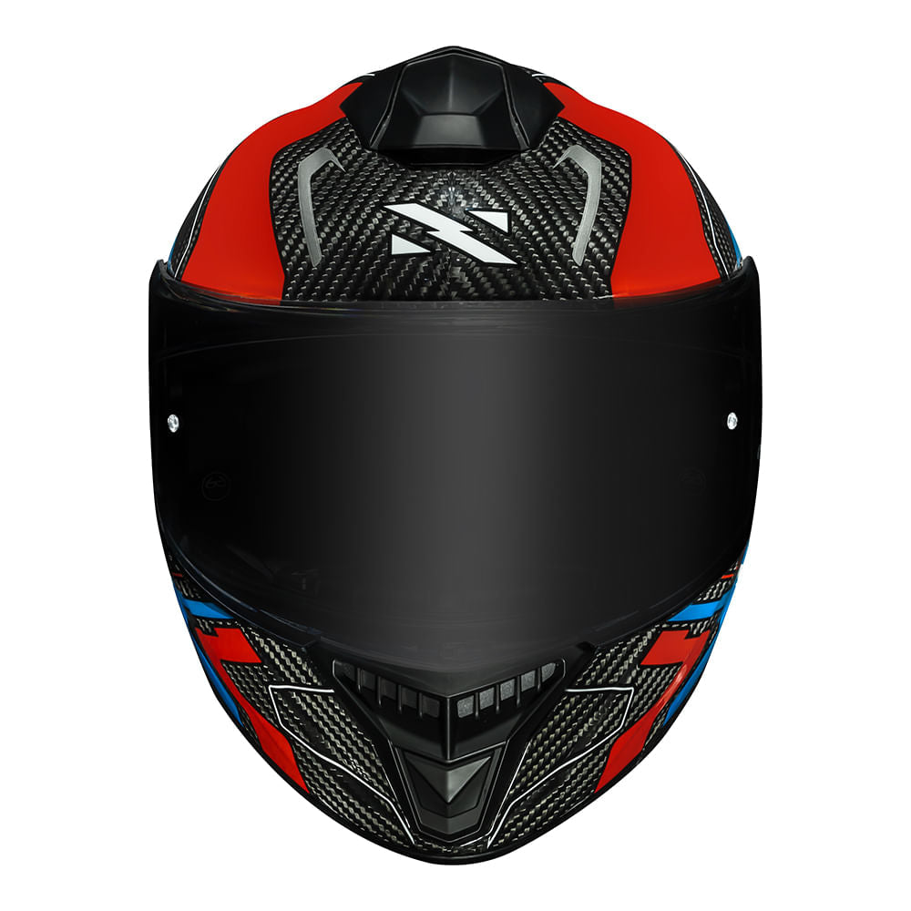 CAPACETE NORISK CARBON R RIDER AZUL
