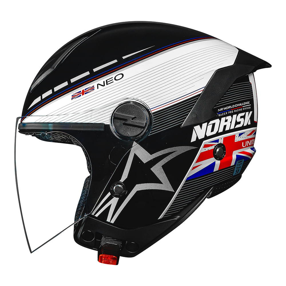 CAPACETE NORISK NEO GRAND PRIX UNITED KINGDOM