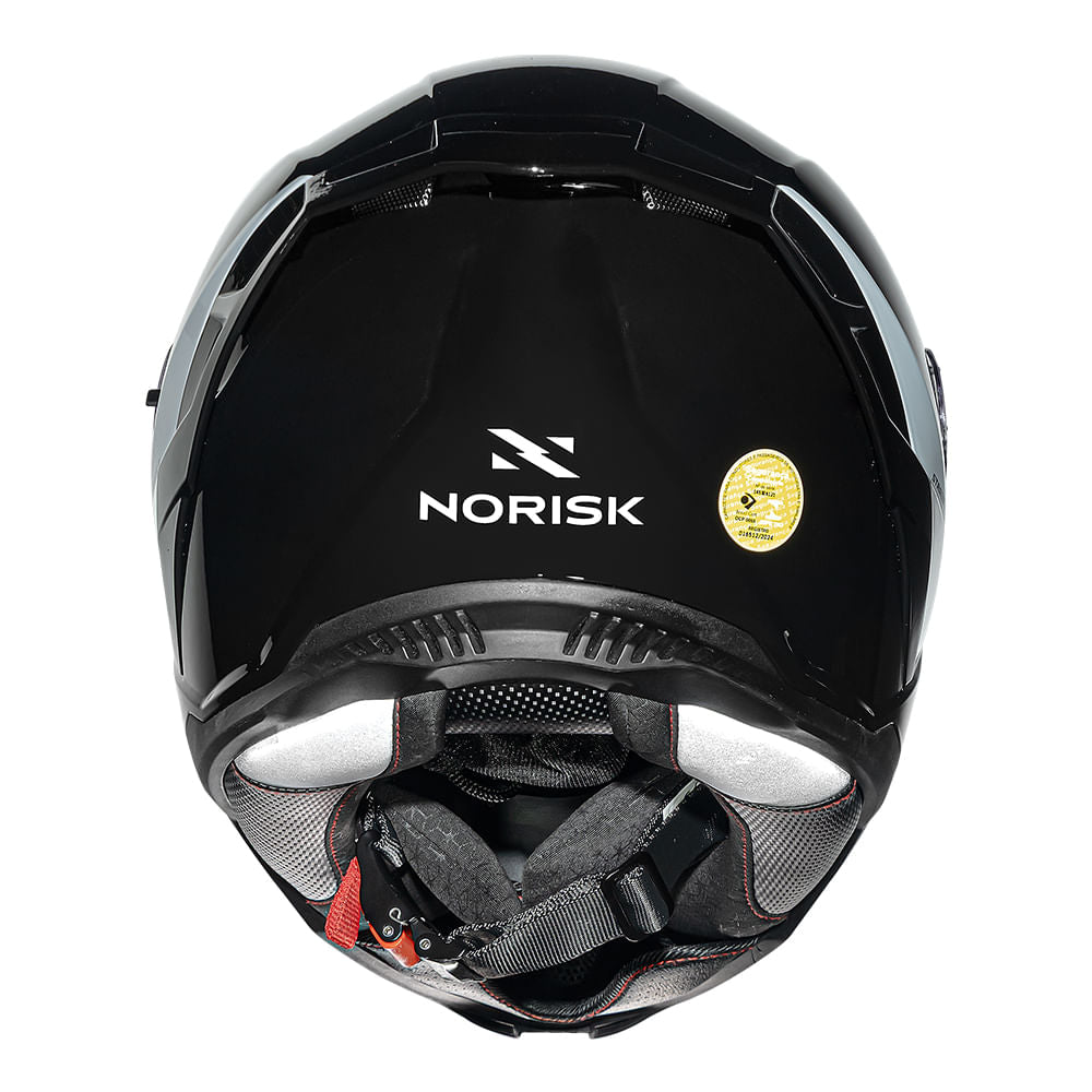 CAPACETE NORISK STRADA II MONOCOLOR PRETO