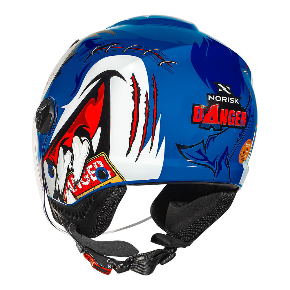 CAPACETE NORISK ORION SV DANGER NAVY AZUL