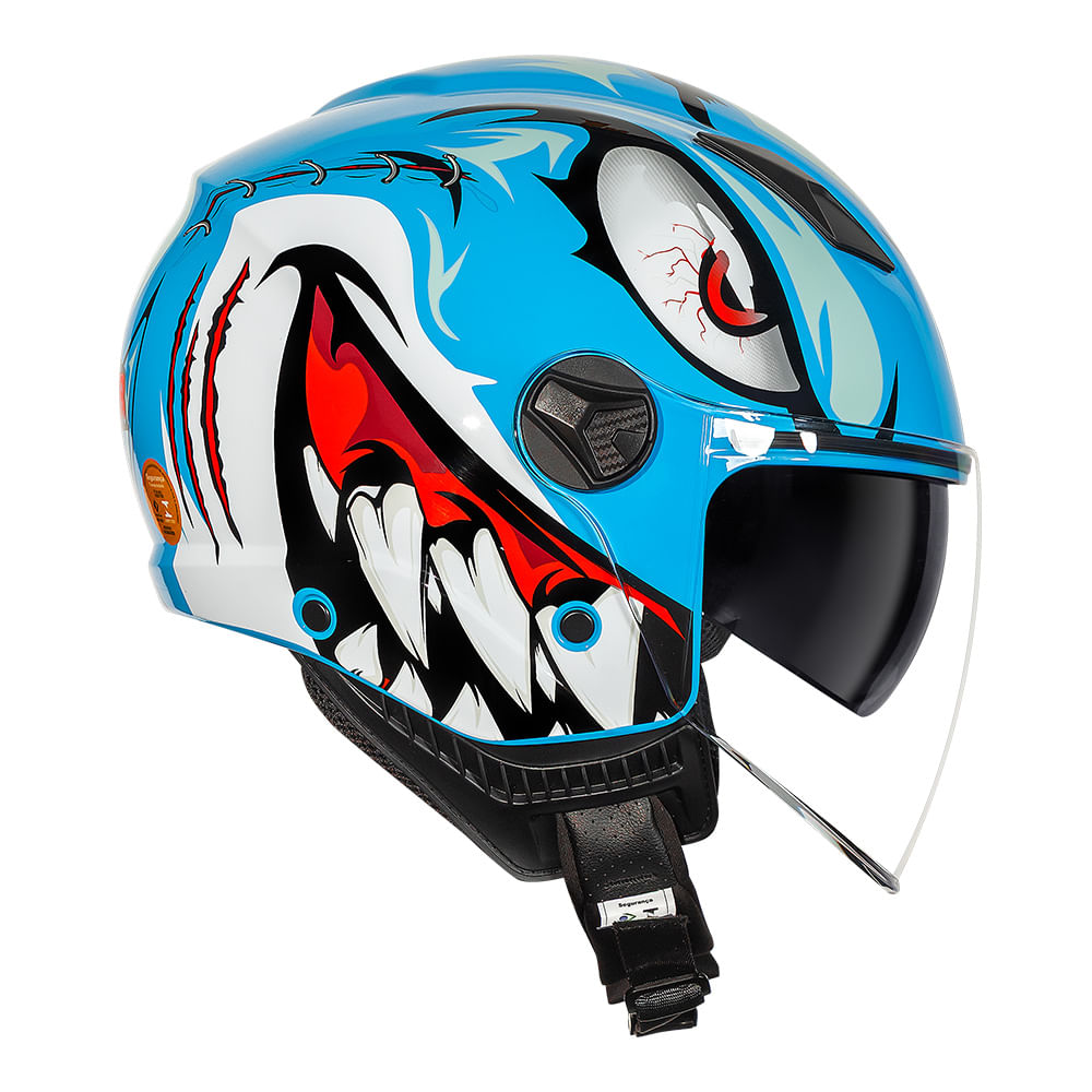 CAPACETE NORISK ORION SV DANGER AZUL