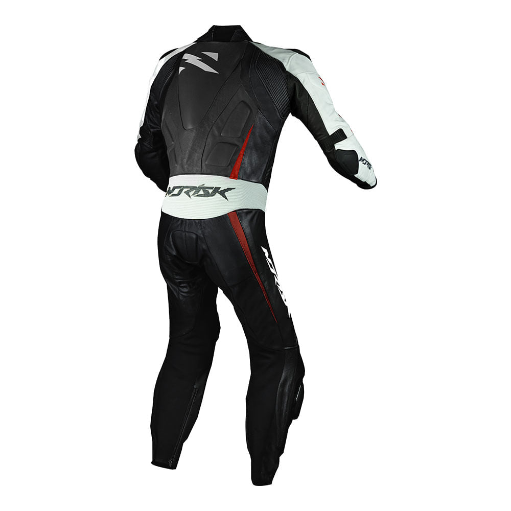 MACACÃO NORISK SS CINZA/PRETO/VERMELHO