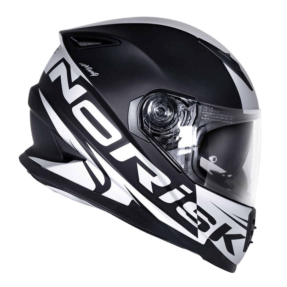 CAPACETE NORISK SOUL MANTY CINZA