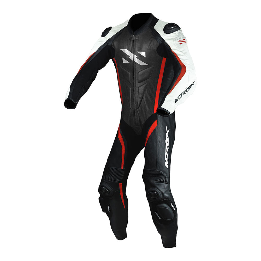 MACACÃO NORISK SS CINZA/PRETO/VERMELHO