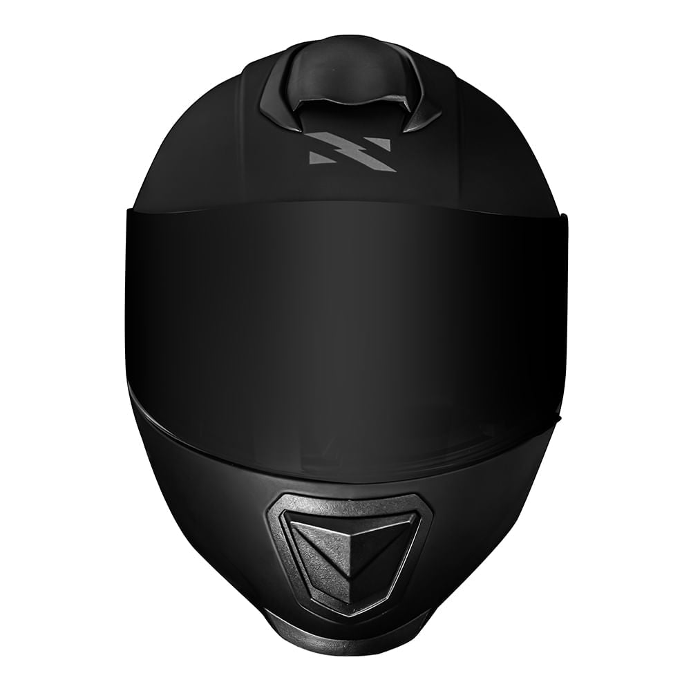 CAPACETE NORISK RAZOR MONOCOLOR FOSCO BLACK EDITION
