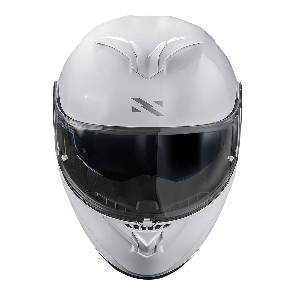 CAPACETE NORISK FORCE II MONOCOLOR BRANCO
