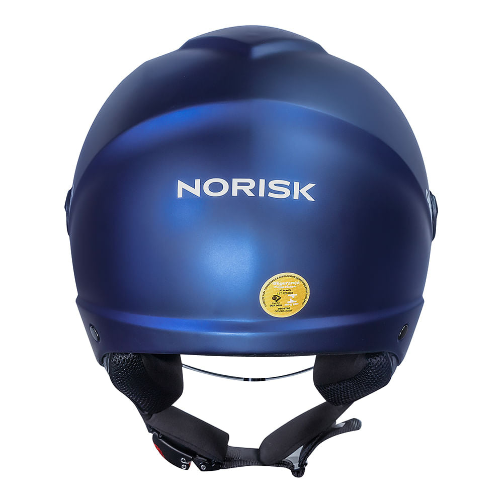 CAPACETE NORISK ORION SV MONOCOLOR AZUL FOSCO