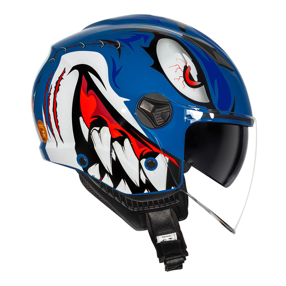 CAPACETE NORISK ORION SV DANGER NAVY AZUL
