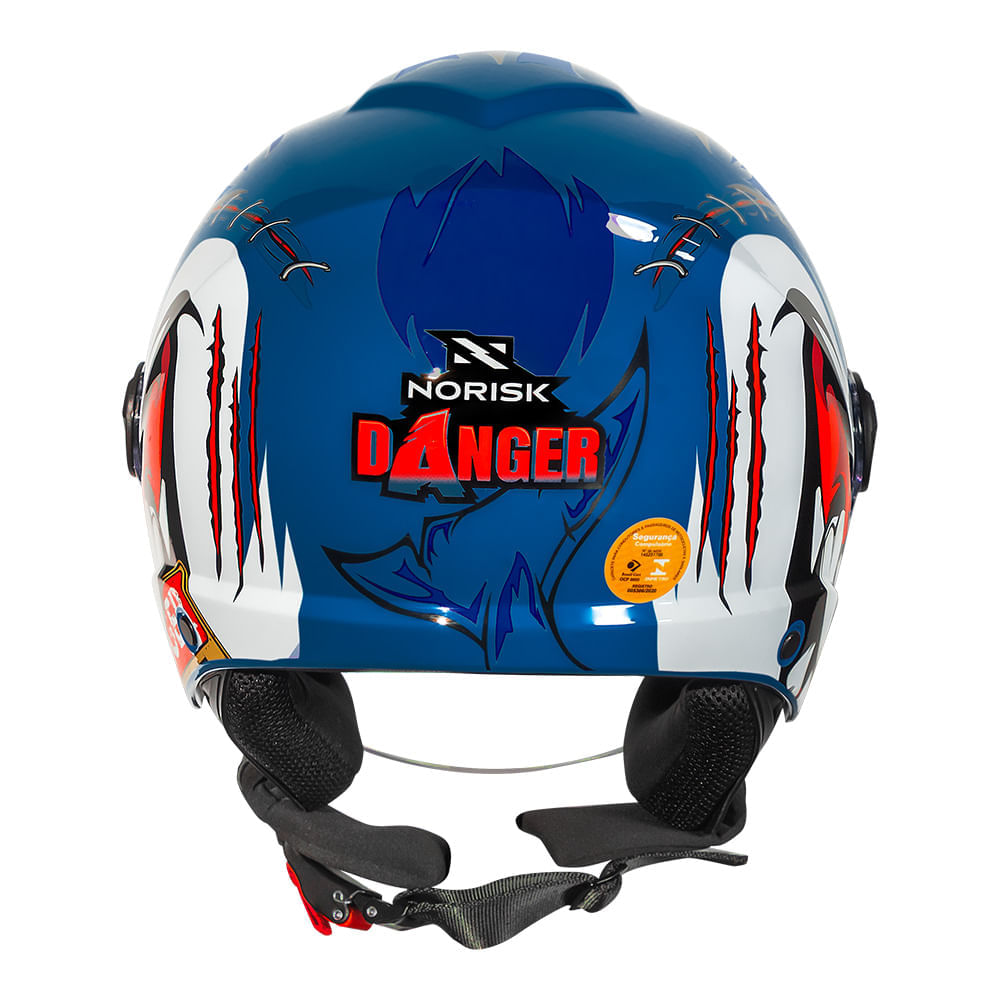 CAPACETE NORISK ORION SV DANGER NAVY AZUL