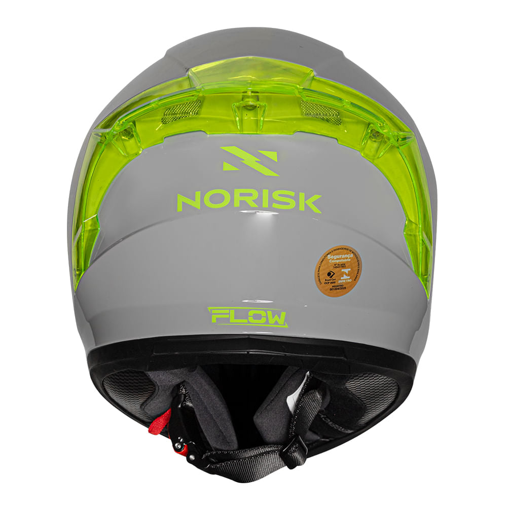 CAPACETE NORISK FLOW MONOCOLOR CINZA